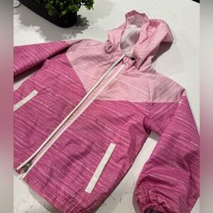 Pink girl wind jacket. Size 5/6